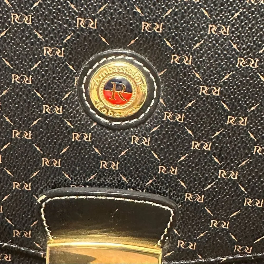 Ambassador Roberta Vintage Elegant Shoulder Briefcase Unisex